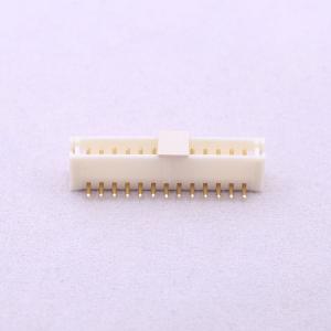 Elecbee Cabezal de pasador de alambre a tabla 1.5mm Pedazo 1x13pin Montaje en superficie recto PA6T Beige