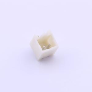 Elecbee Cabezal de pasador de alambre a tabla 1.5mm Pedazo 1x2pin Montaje en superficie en ángulo recto PA6T Beige