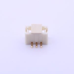 Elecbee Cabezal de pasador de alambre a tabla 1.5mm Pedazo 1x3pin Montaje superficial Recto PA6T Beige