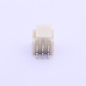 Elecbee Cabezal de pasador de alambre a tabla 1.5mm Pedazo 1x3pin Montaje superficial Recto PA6T Beige