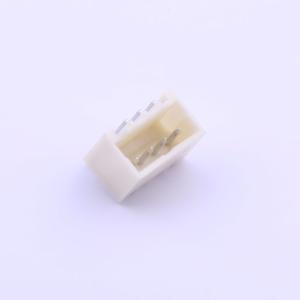 Elecbee Cabezal de pasador de alambre a tablar 1.5mm Pedazo 1x4pin Montaje en superficie en ángulo recto PA6T Beige
