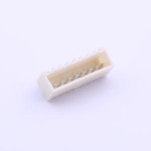 Elecbee Cabezal de pasador de alambre a tablar 1.5mm Pedazo 1x8pin Montaje en superficie en ángulo recto PA6T Beige