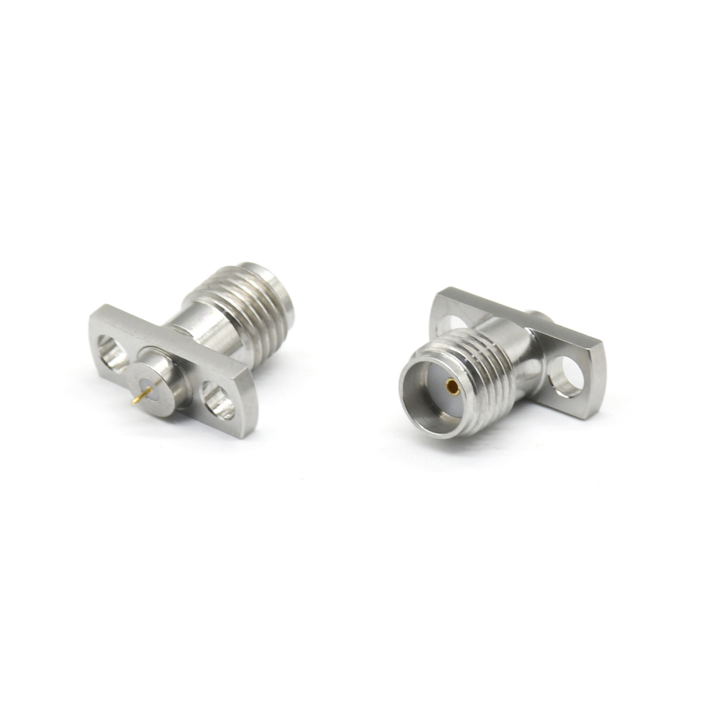 RF Jack, SMA femelle pour panneau, support de bride et de soudure, haute fréquence 26,5 GHz
