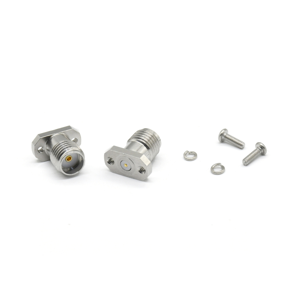 RF Jack, SMA femelle pour PCB, bride et SMT, haute fréquence 18 GHz