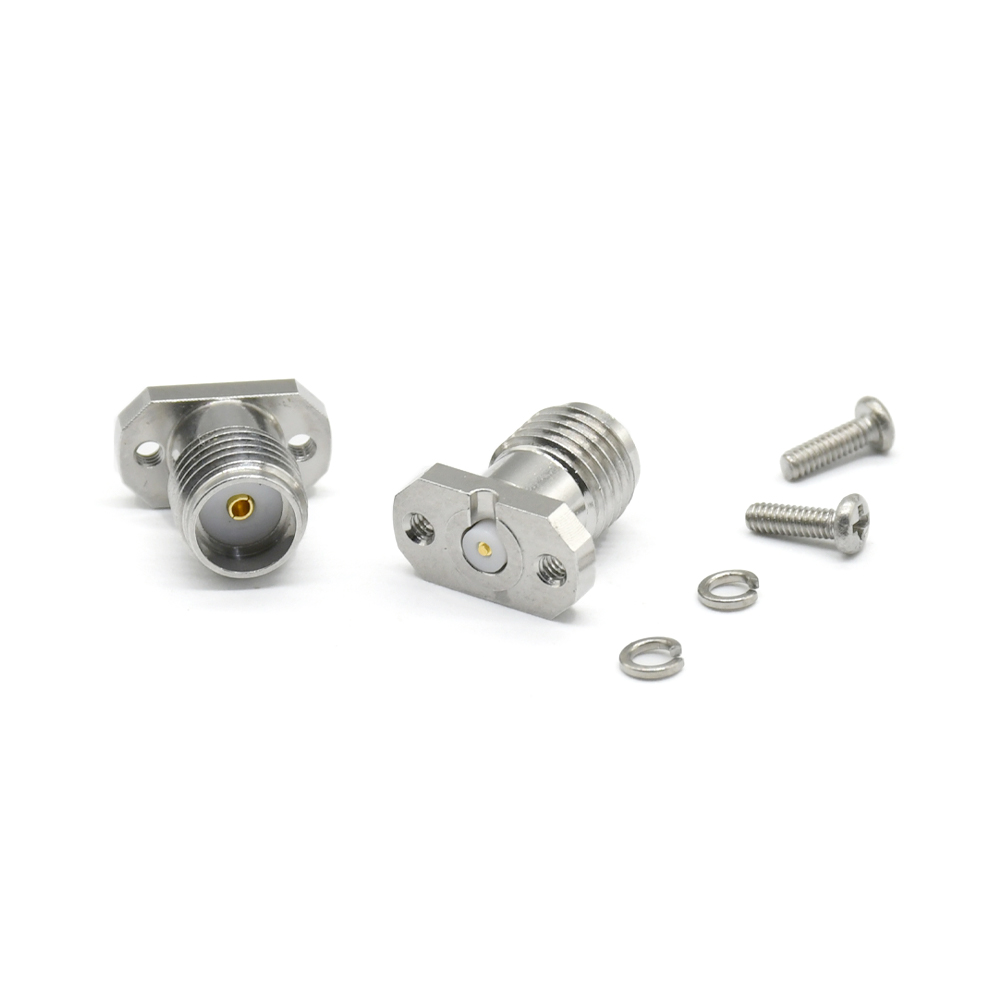 RF Jack, SMA femelle pour PCB, bride et SMT, haute fréquence 26,5 GHz