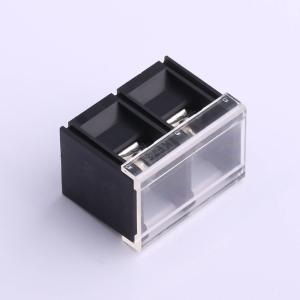 Elecbee 屏障端子,13.0毫米间距,1x2针,黑色。