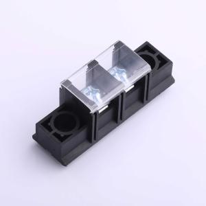 Элекричный барьерный терминал блок, 16.0mm шаг, 1x2 штифт, черный.