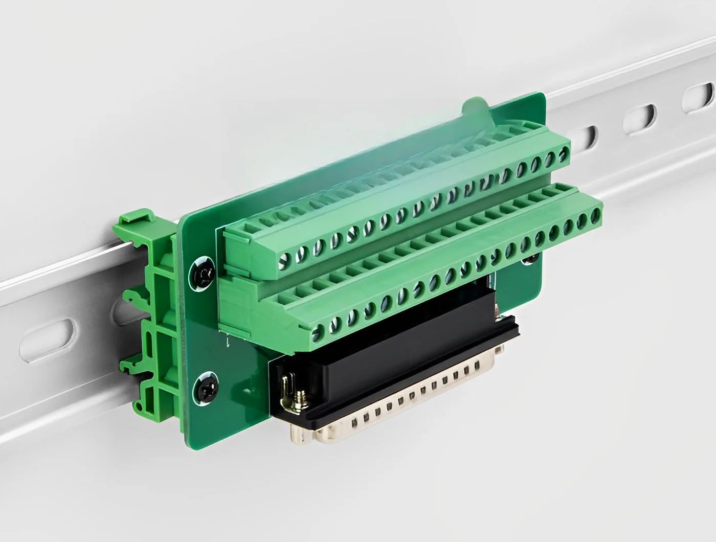 Elecbee D-Sub 37 pin female to Terminal Block for DIN rail
