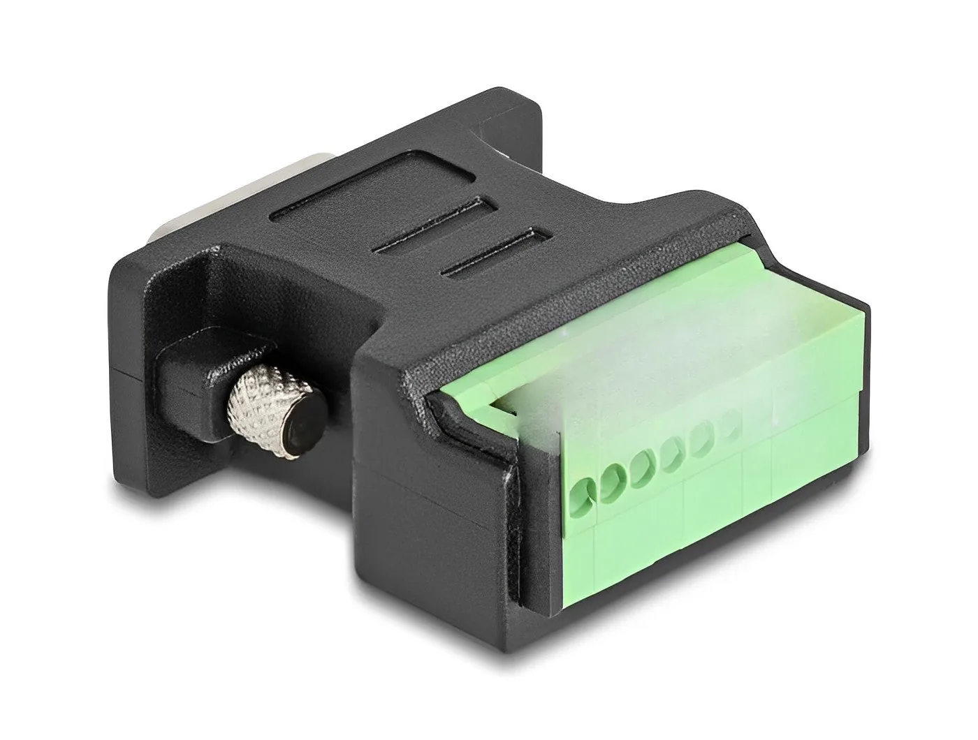 Elecbee D-Sub 9 female to Terminal Block Adapter with push-button