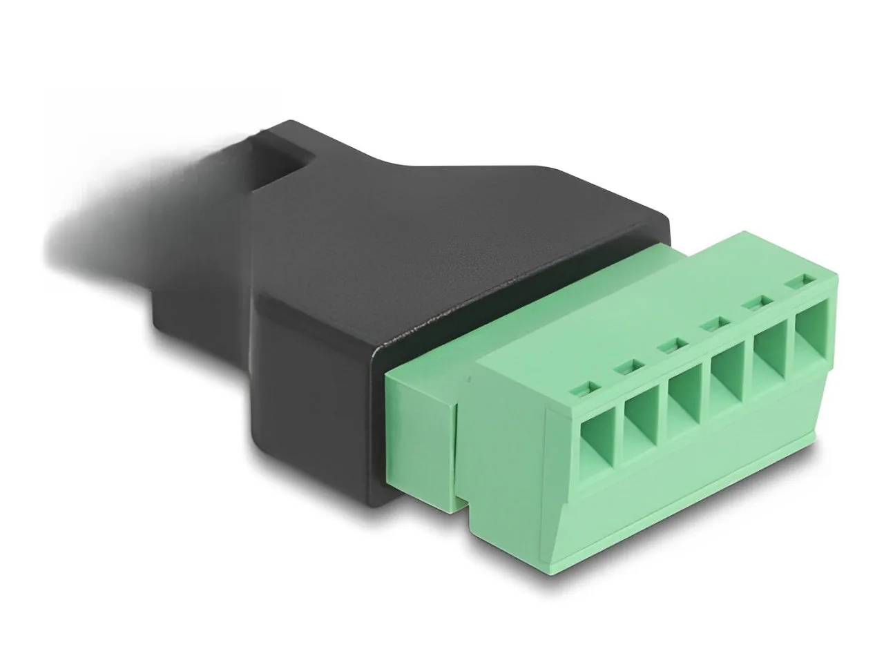 Elecbee RJ12 plug to Terminal Block Adapter 6 pin 2-part