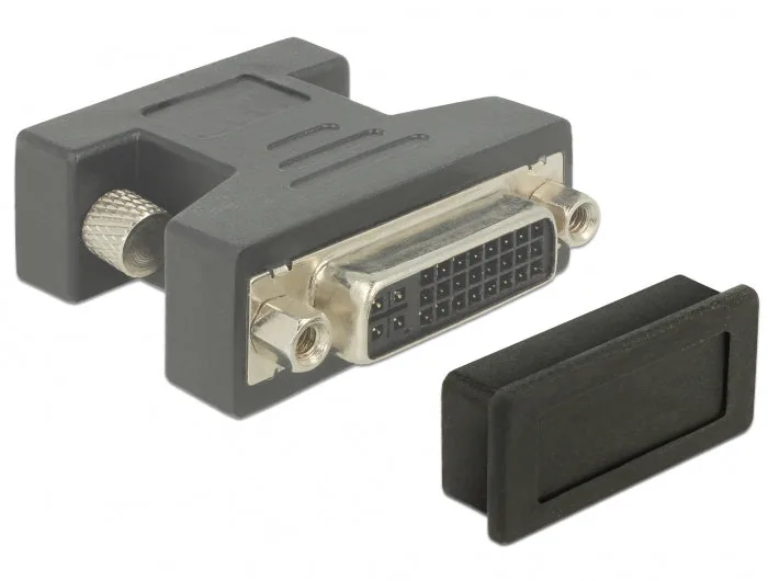 Elecbee Dust Cover for DVI female 10 pieces black