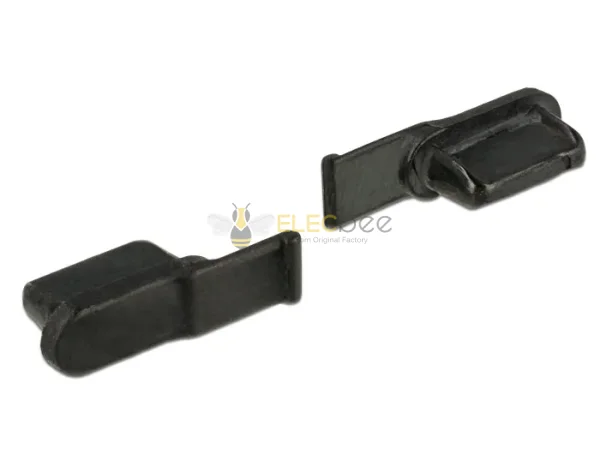 Elecbee Dust Cover for Lightning female 10 pieces black