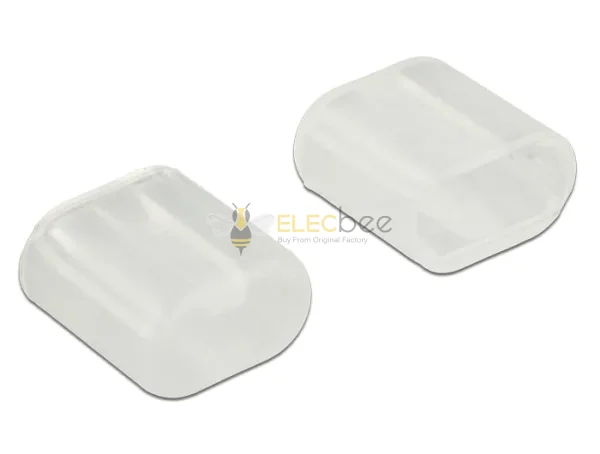 Elecbee Dust Cover for Lightning male 10 pieces transparent