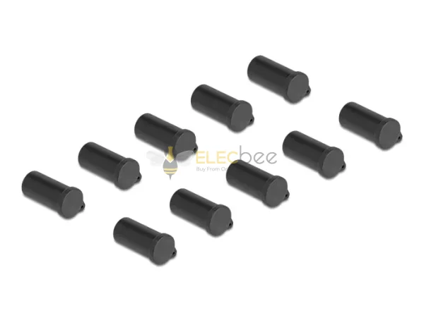 Elecbee Dust Cover for MC4 - DL4 female 10 pieces black