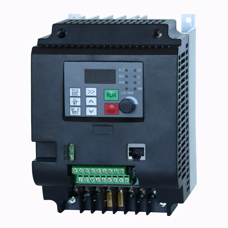 3상 380V 가변 주파수 드라이브(SFVC) 6kW 8HP, 3상 380V 입력, 3상 0-380V 출력, 0-650Hz, 3상 AC 모터 속도 제어용 센서리스 벡터 SFVC 드라이브