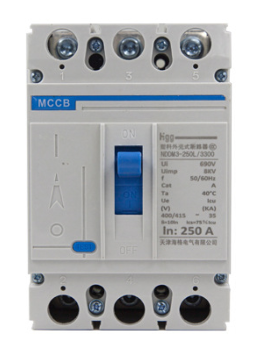 Molded Case Circuit Breaker 3P 80A,Frame Current 125A,Breaking capacity 25KA