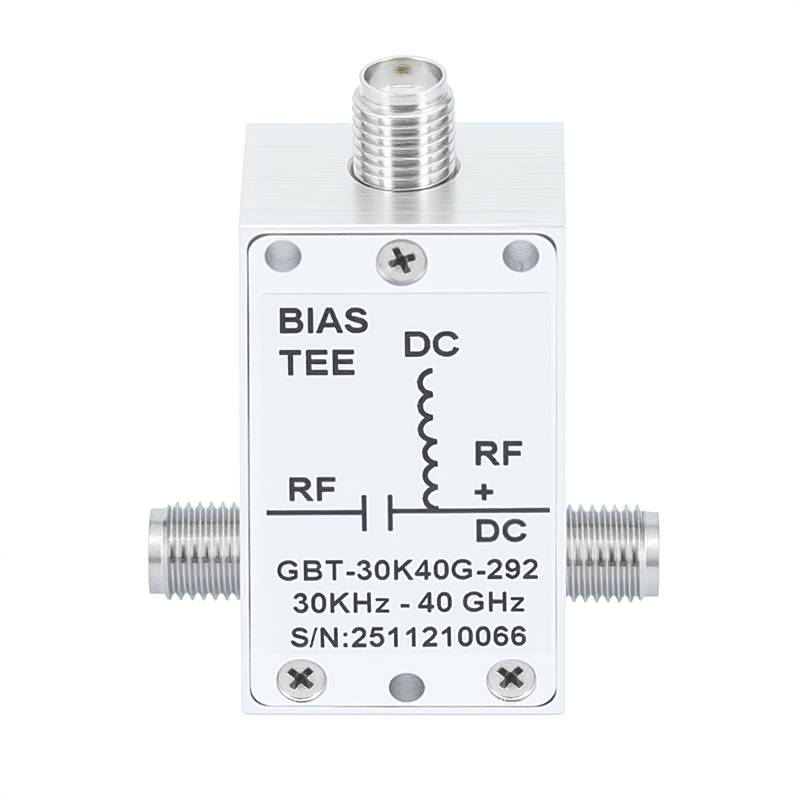 Elecbee 30 KHz to 40 GHz 2.92mm Bias Tee Rated to 500 mA And 50 Volts DC
