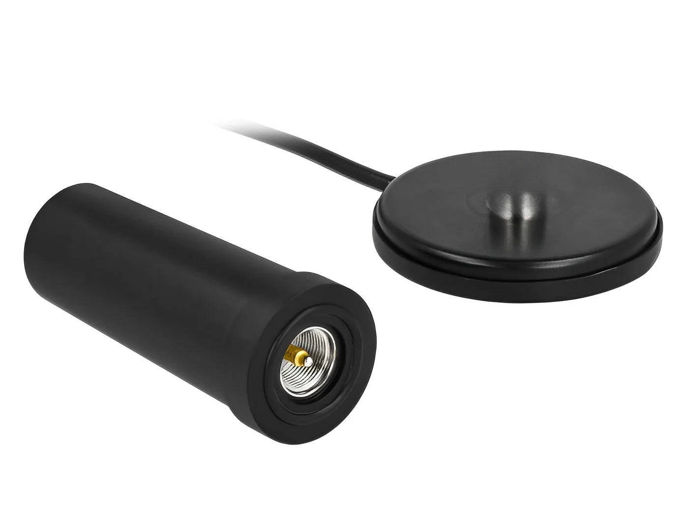 Elecbee 5G LTE Antenna SMA plug 0 - 3 dBi fixed omnidirectional with magnetic base and connection cable RF195 3 m outdoor black