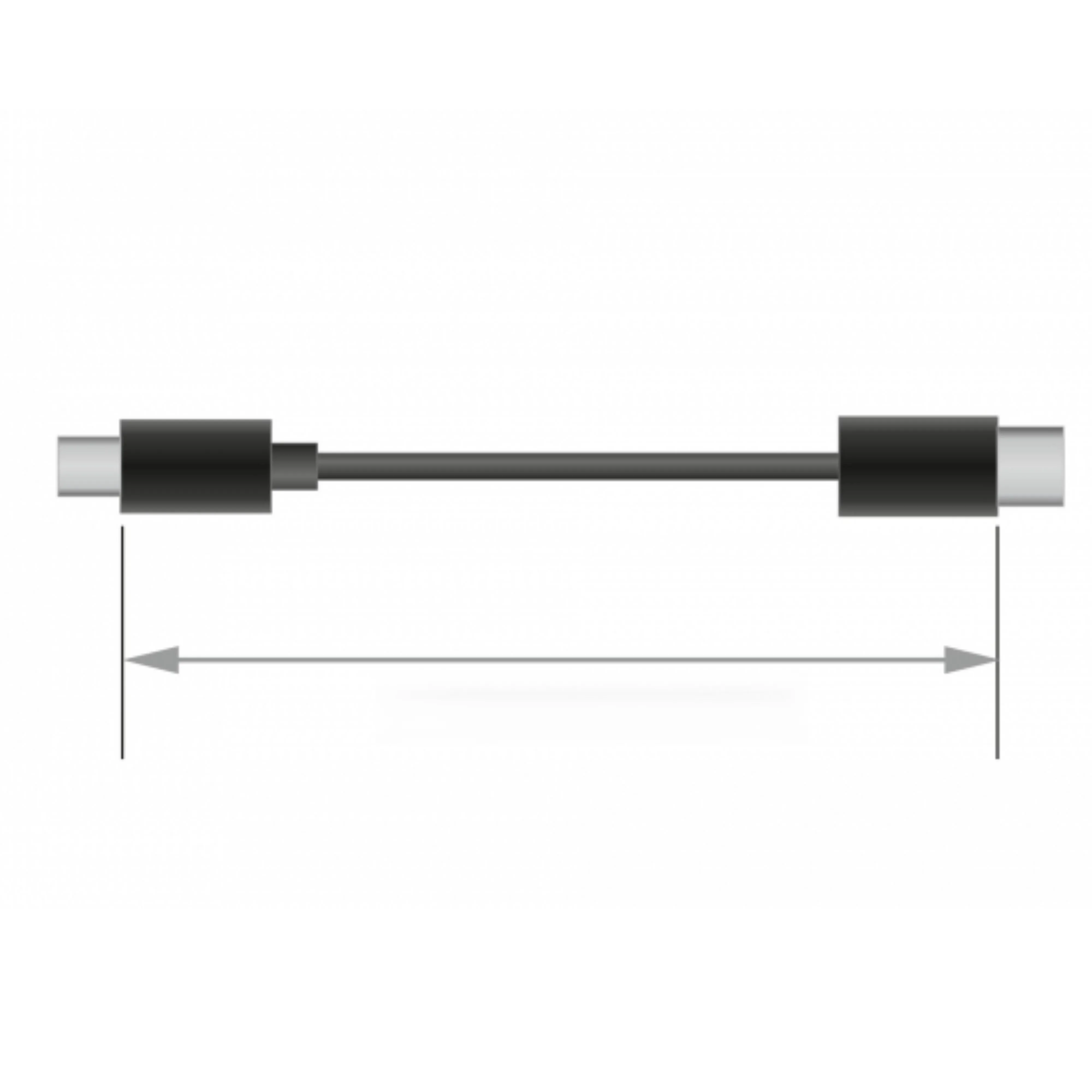 Elecbee DAB+ Antenna F plug 0 dBi omnidirectional with magnetic base fixed black