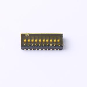 Elecbee 10 Position DIP Interrupteur 1.27mm Emplacement Surface Mont Bleu Droit 0.025A 24V