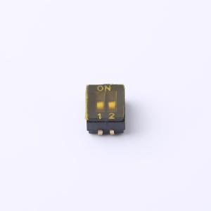 Elecbee 2 Position DIP Interrupteur 1.27mm Pichet Surface Mont Bleu Droit 0.025A 24V