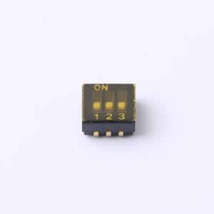 Elecbee 3 Position DIP Interrupteur 1.27mm Pichet Surface Mount Droit Bleu Droit 0.025A 24V