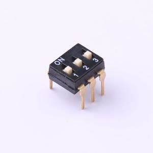 Elecbee 3 Posizione Intermetto DIP 2.54mm Pitch Tramite Foro Nero Dritto 0.025A 24V