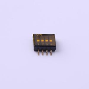 Elecbee 4 Position DIP Interrupteur 1.27mm Emplacement Surface Mont Bleu Droit 0.025A 24V