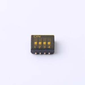 Elecbee 4 Position DIP Interrupteur 1.27mm Emplacement Surface Mont Bleu Droit 0.025A 24V