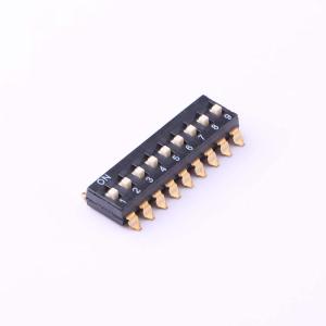 Elecbee 9 Position DIP Interrupteur 2.54mm Emplacement Surface Mont Droit Noir 0.025A 24V