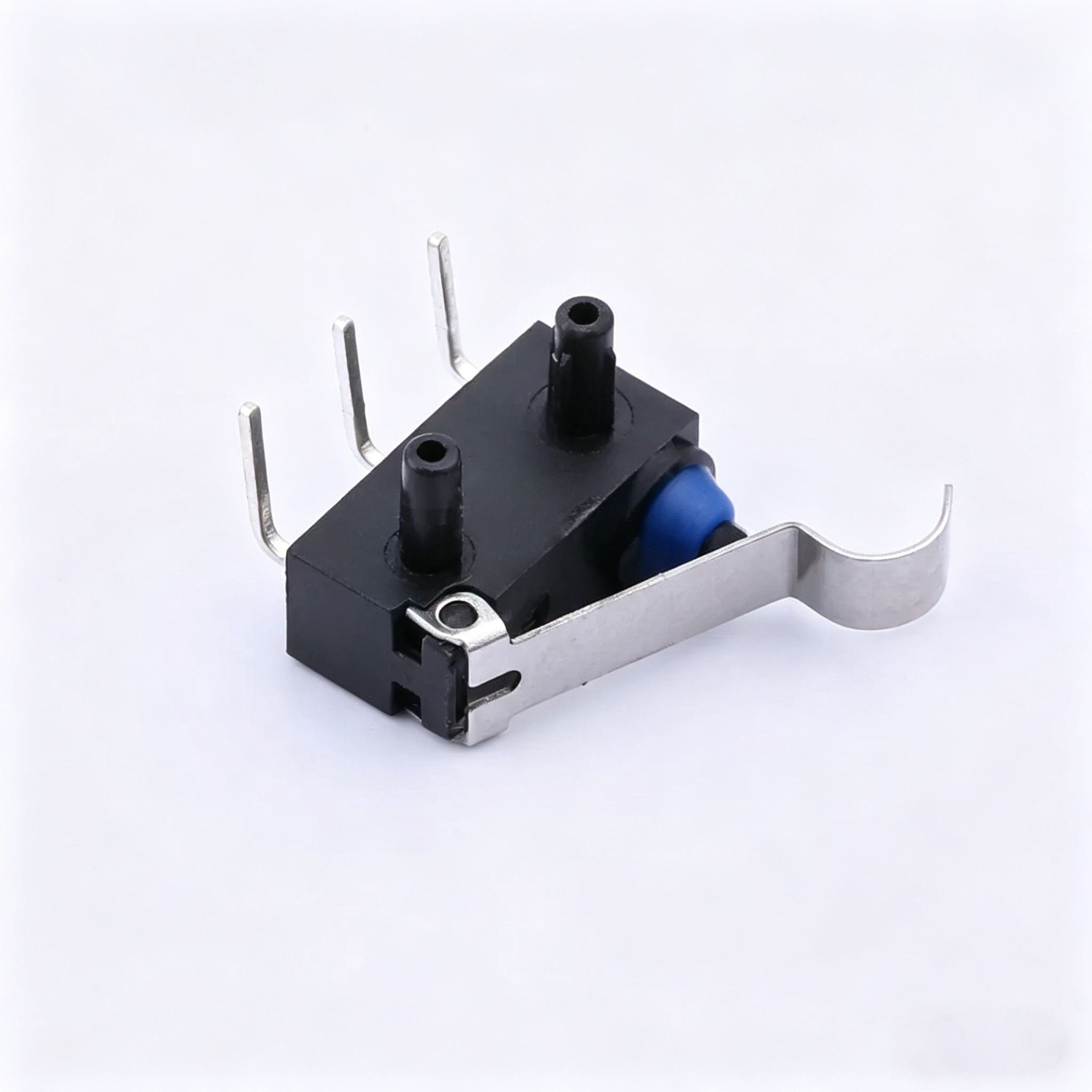 Elecbee K9-2841L-6LDM SPDT Simulated Roller Lever Limit Switch Through Hole Solder Right Angle Orientation 3A 12VDC IP67