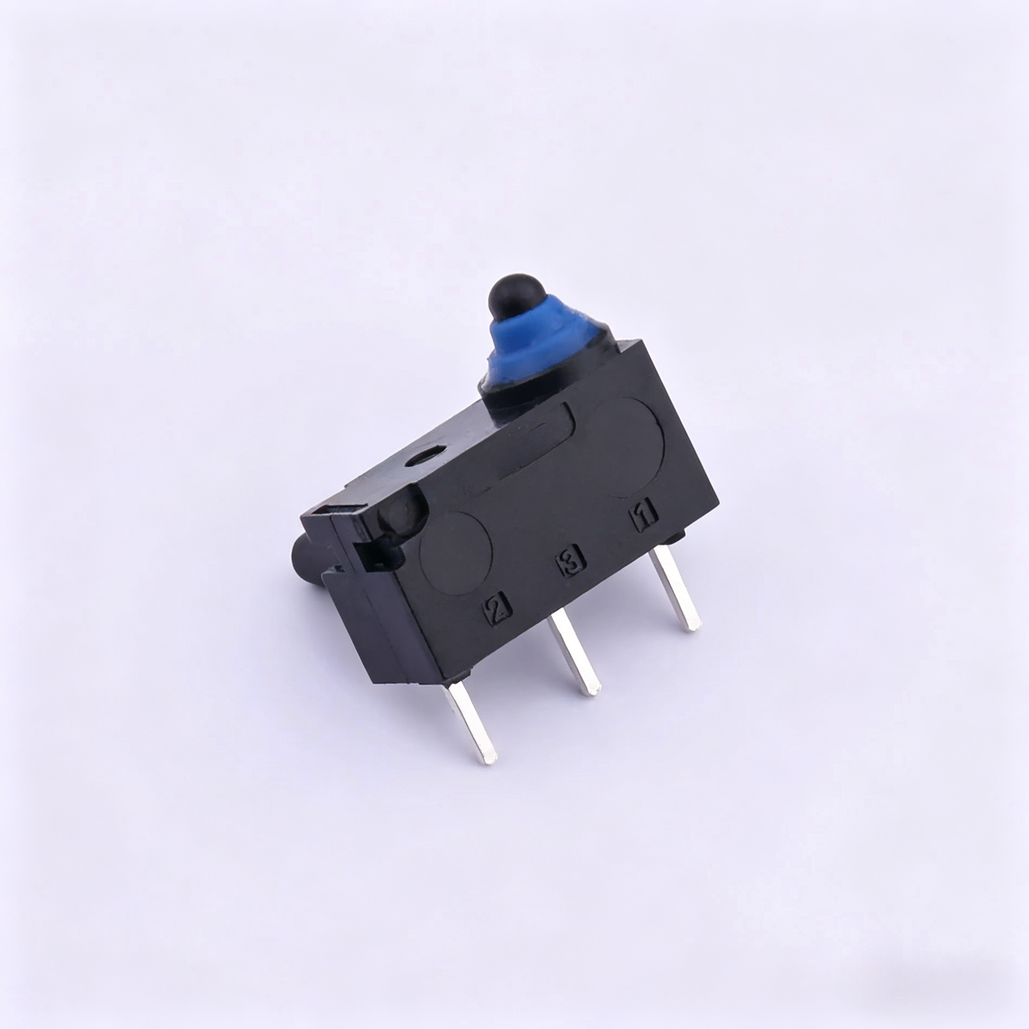 Elecbee K9-2841L-6PDN SPDT جولة (دبوس الغطاس) الحد التبديل من خلال ثقب لحام مستقيم التوجه 3A 12VDC IP67