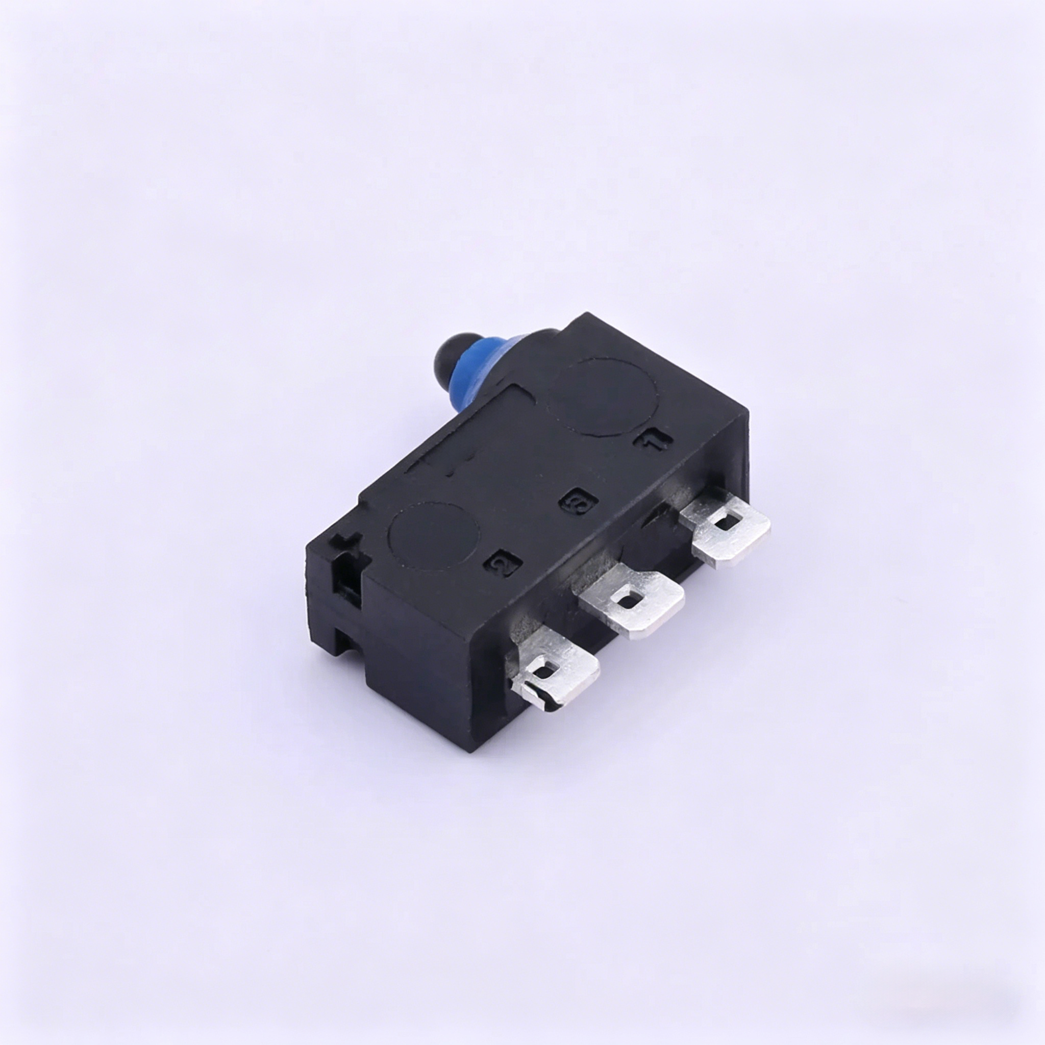 Elecbee K9-2841N-0SDN SPDT Round (Pin Plunger) Limit Switch Chassis Mount Solder Eyelet Straight Orientation 3A 12VDC IP67